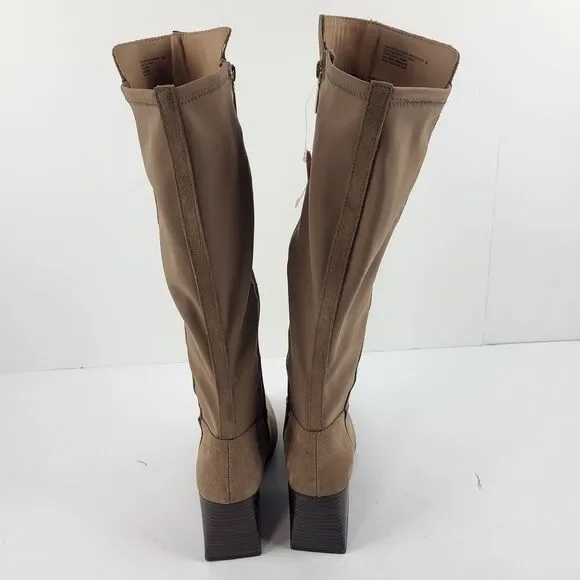 BLONDO TENOR Waterproof Knee High Boot Tan stretch Size 7M - Picture 9 of 16